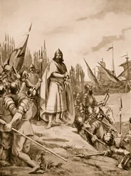Erik the Saint Lands na wybrzeżu Finlandii, 1157